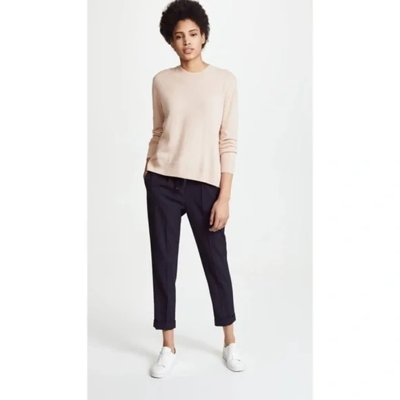 Vince • Baby Pink Side Tie Sweater - Picture 3 of 11